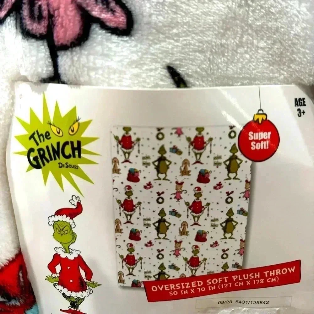 The Grinch ❤️ Cindy Lou Christmas Plush Blanket